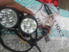 Motorcycle fog light 2 pic with relay